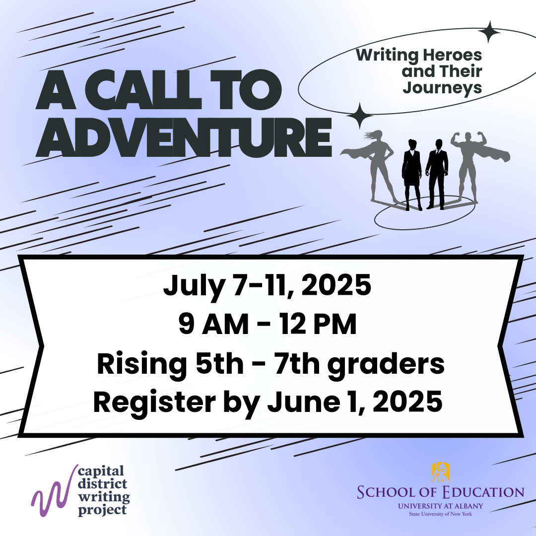 A Call to Adventure: Writing Heroes and Their Journeys! (Rising 5th-7th Graders)