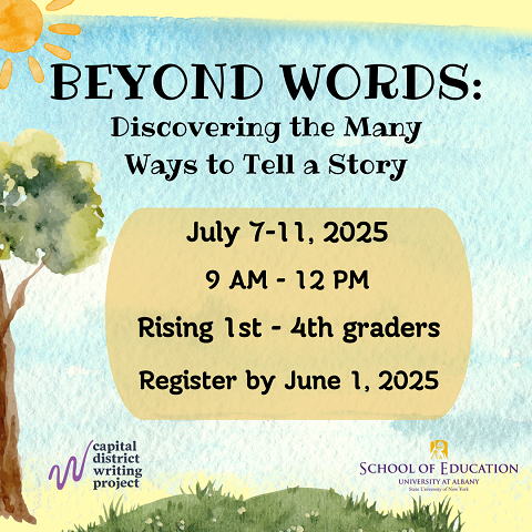Beyond Words: Discovering the Many Ways to Tell a Story (Rising 1st-4th Graders)